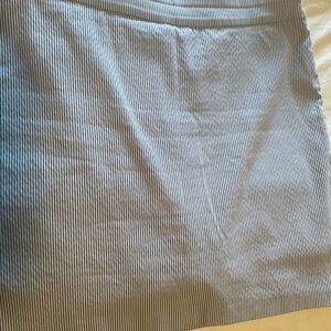 Chico’s Classic Blue Striped Skort